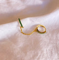 Earcuff + Hoop Verde