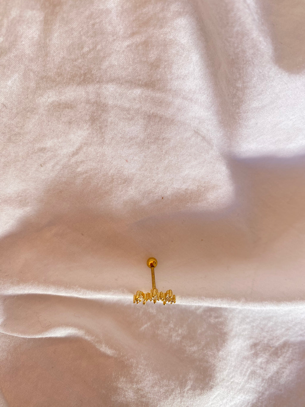 Piercing Curvita Zirconias Clear