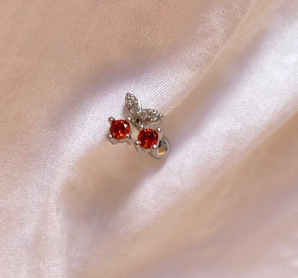 Piercing Cherry Silver