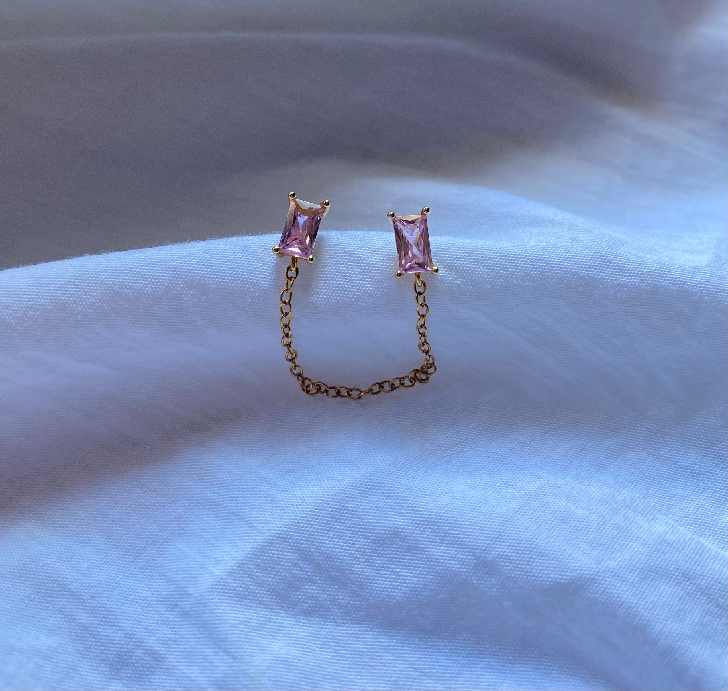 Piercing Doble Baby Pink