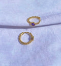Mini Hoops un Twist Lila