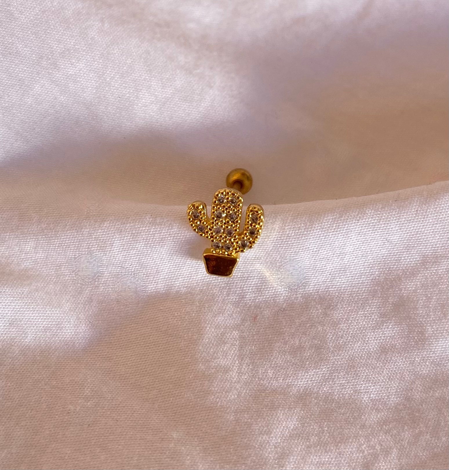 Piercing Golden Cactus