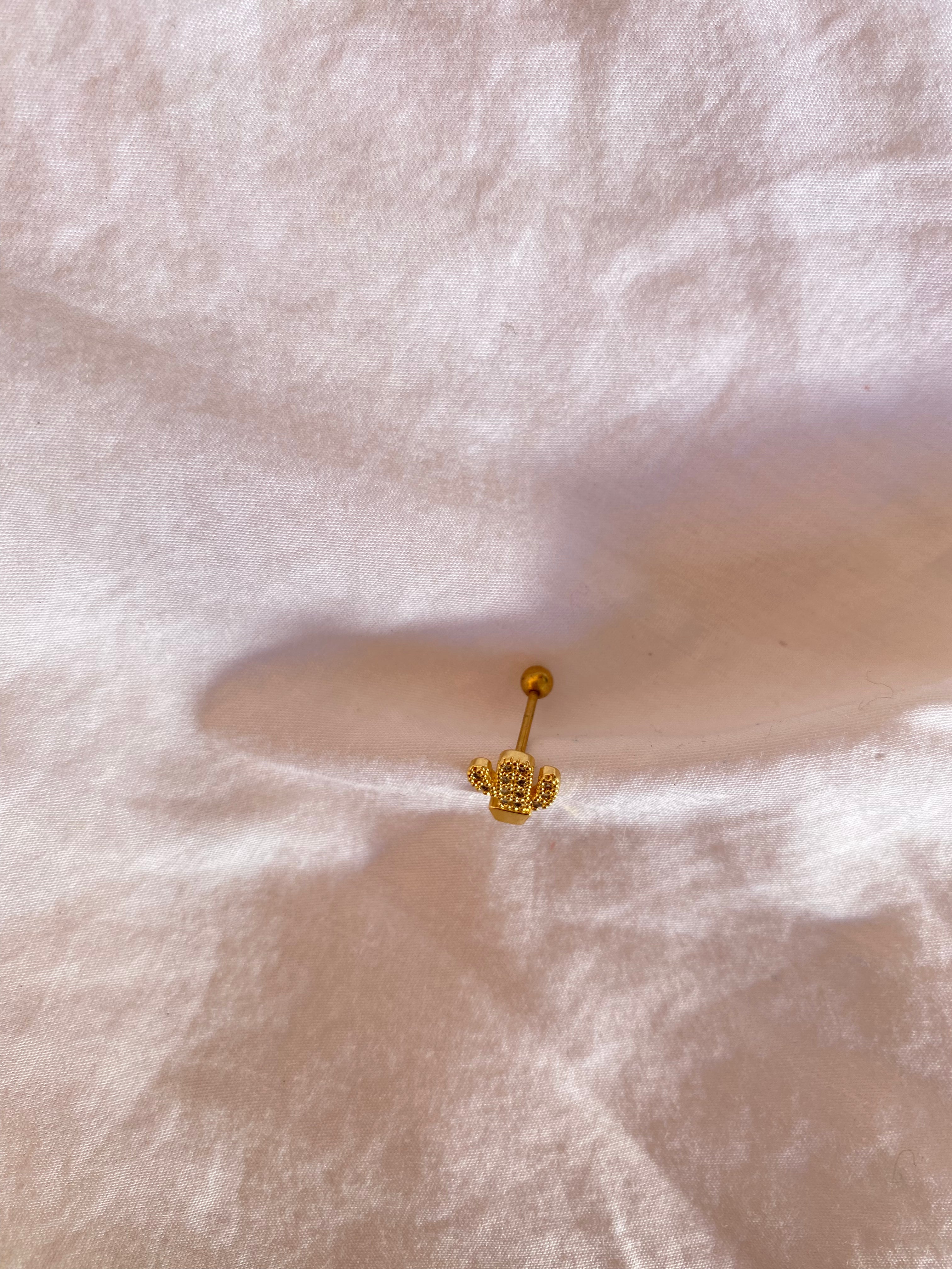 Piercing Golden Cactus