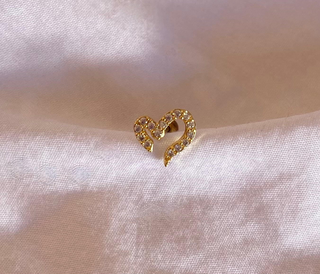 Piercing Semiheart Gold