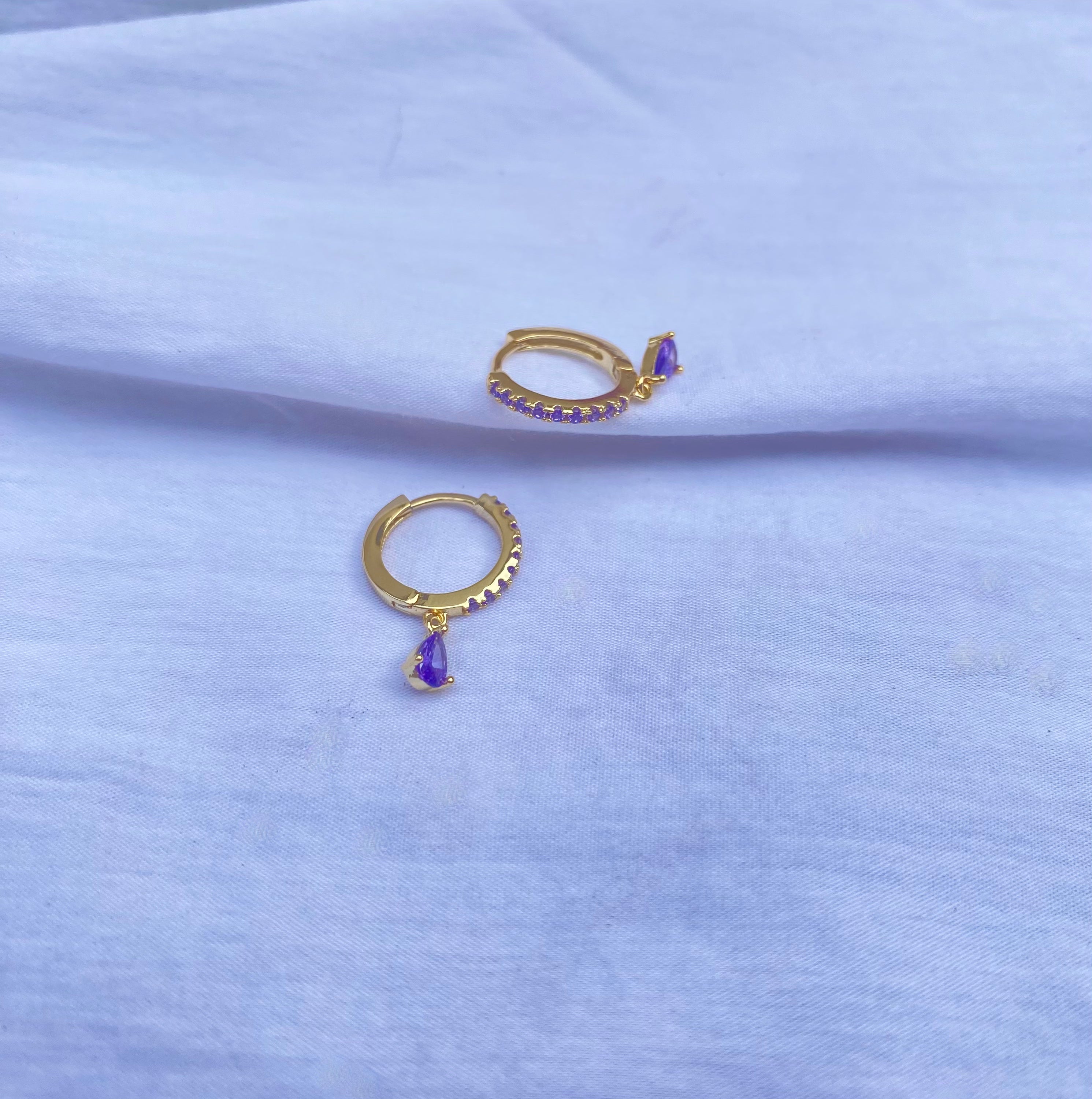 Mini Hoops Gota Lila