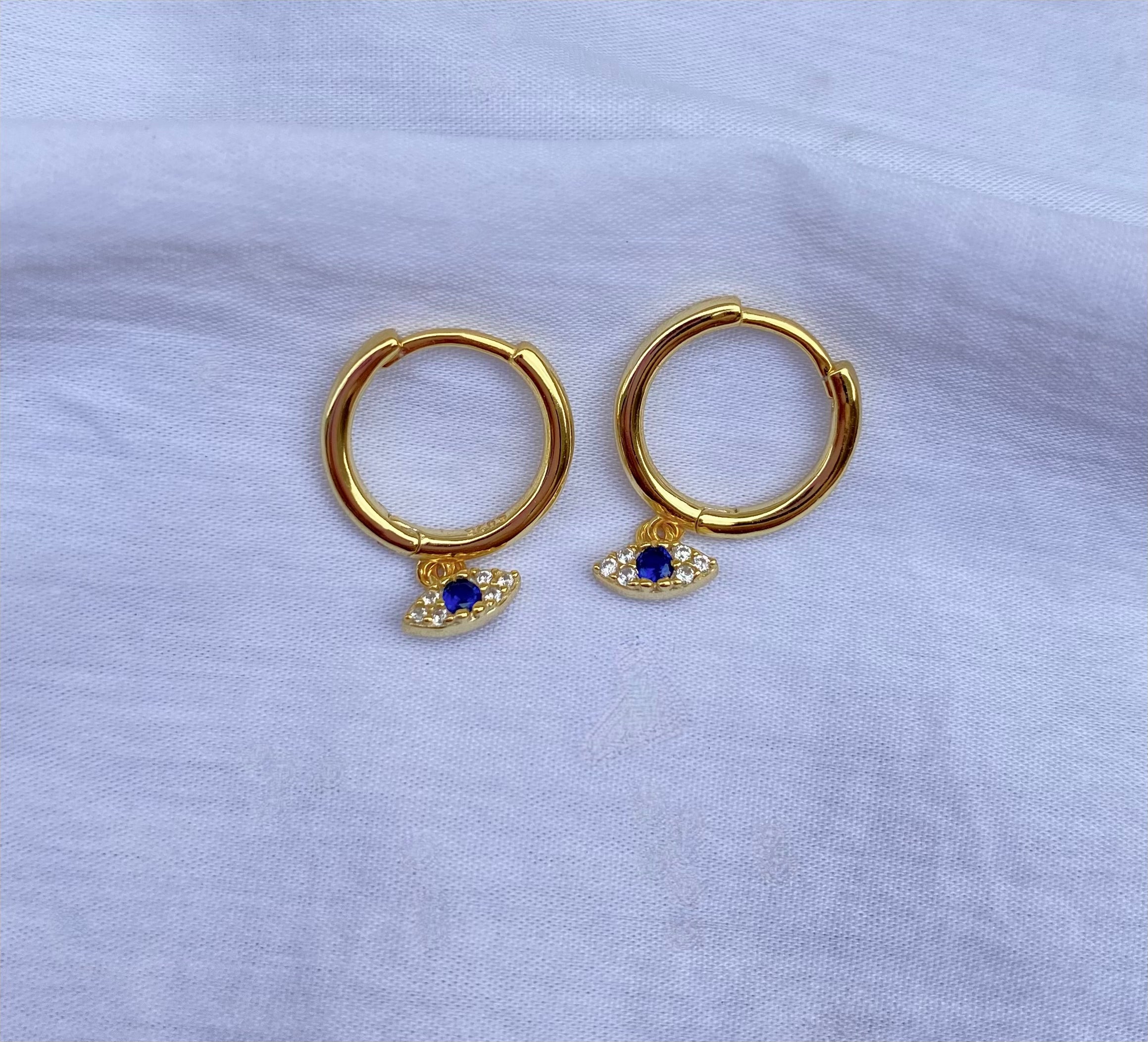 Mini Hoops Dije Ojo Turco