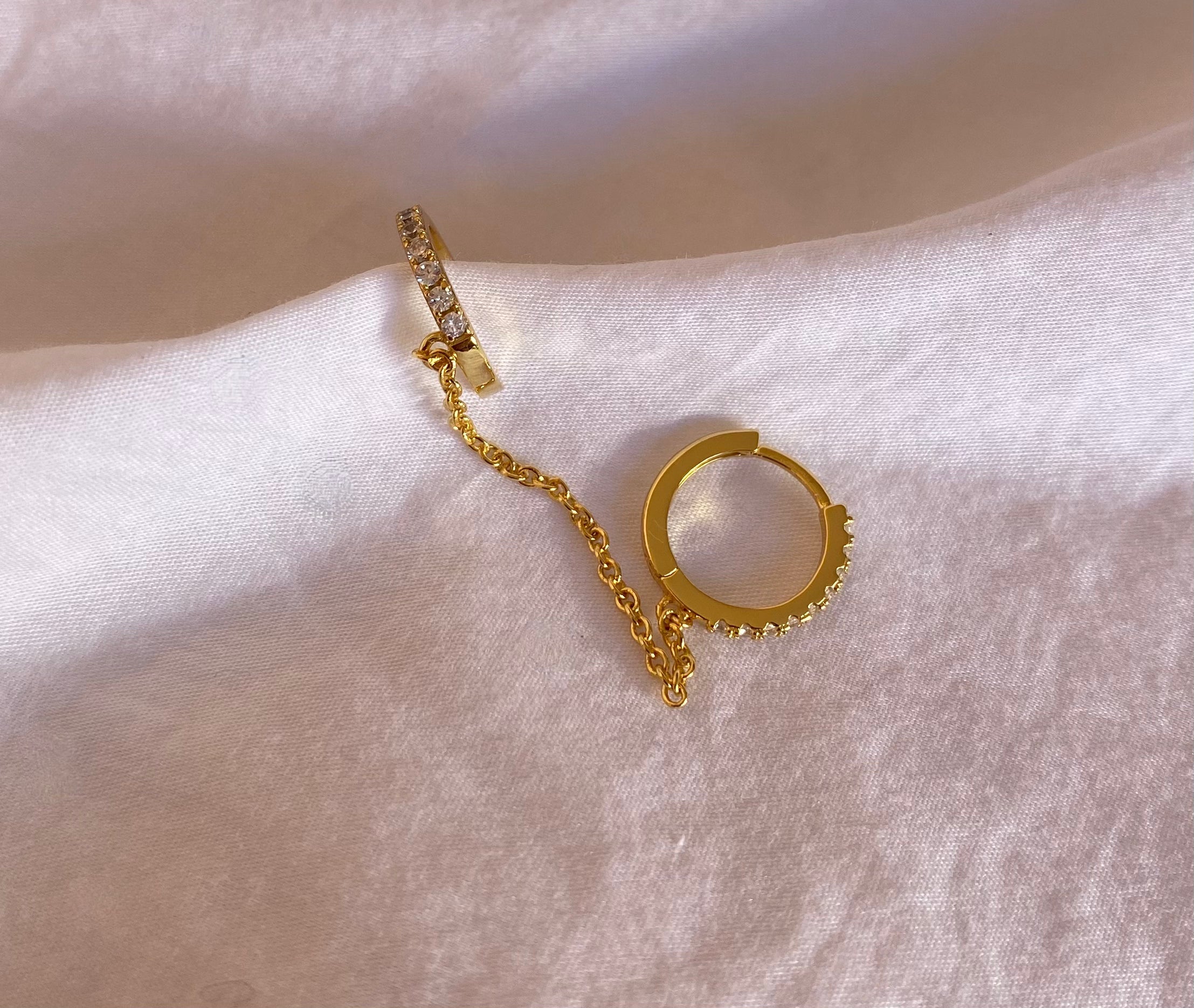 Earcuff + Hoop Clear
