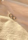 Mini Hoops Silver Zirconias Incrustadas 6mm