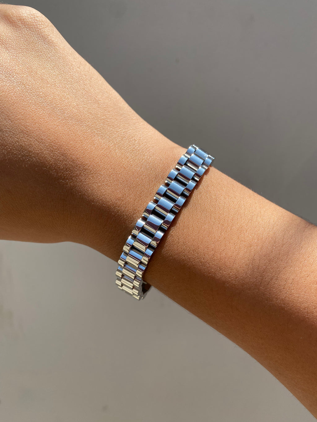 Brazalete Tipo Rolex Silver