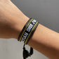 Pulsera CD Negro y Gold