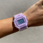 Reloj Clear/Morado