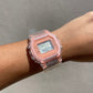Reloj Clear/Rosa