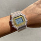 Reloj Clear/ Gold