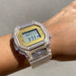Reloj Clear/ Gold