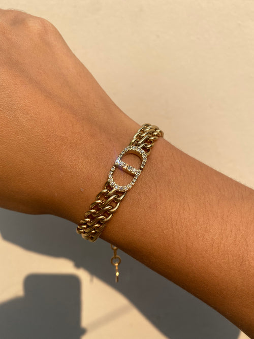 Brazalete CD Bling