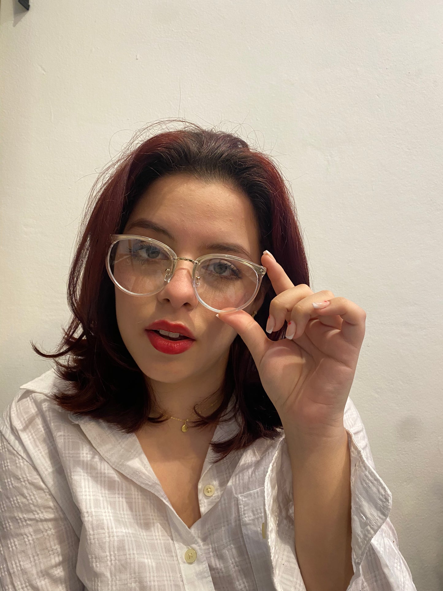 Lentes Clasicos Clear y Gold