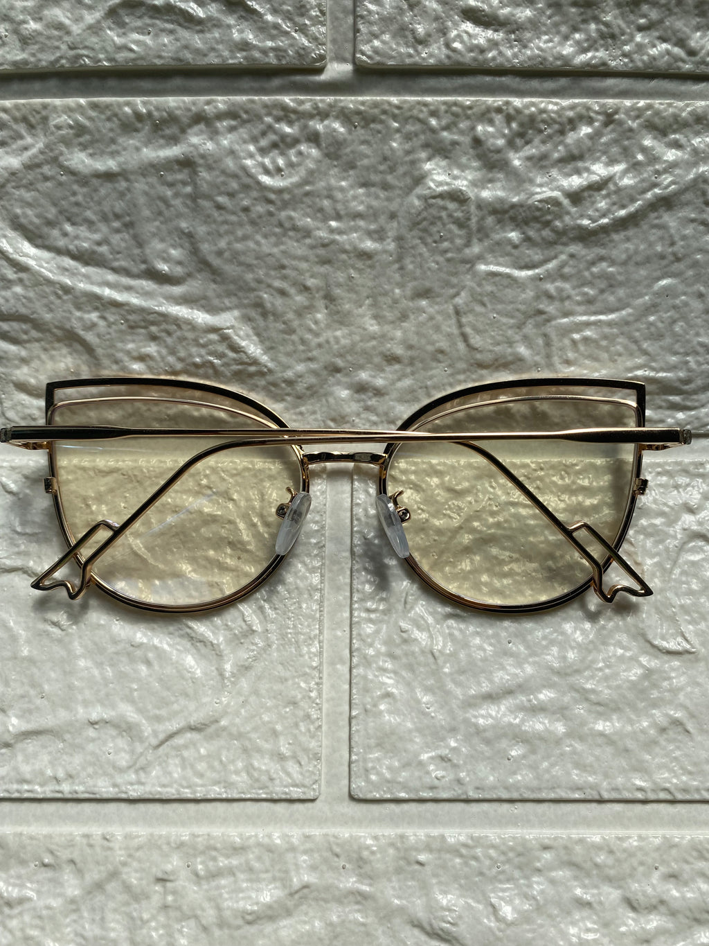 Lentes Cat Eye Doble Leopardo y Gold