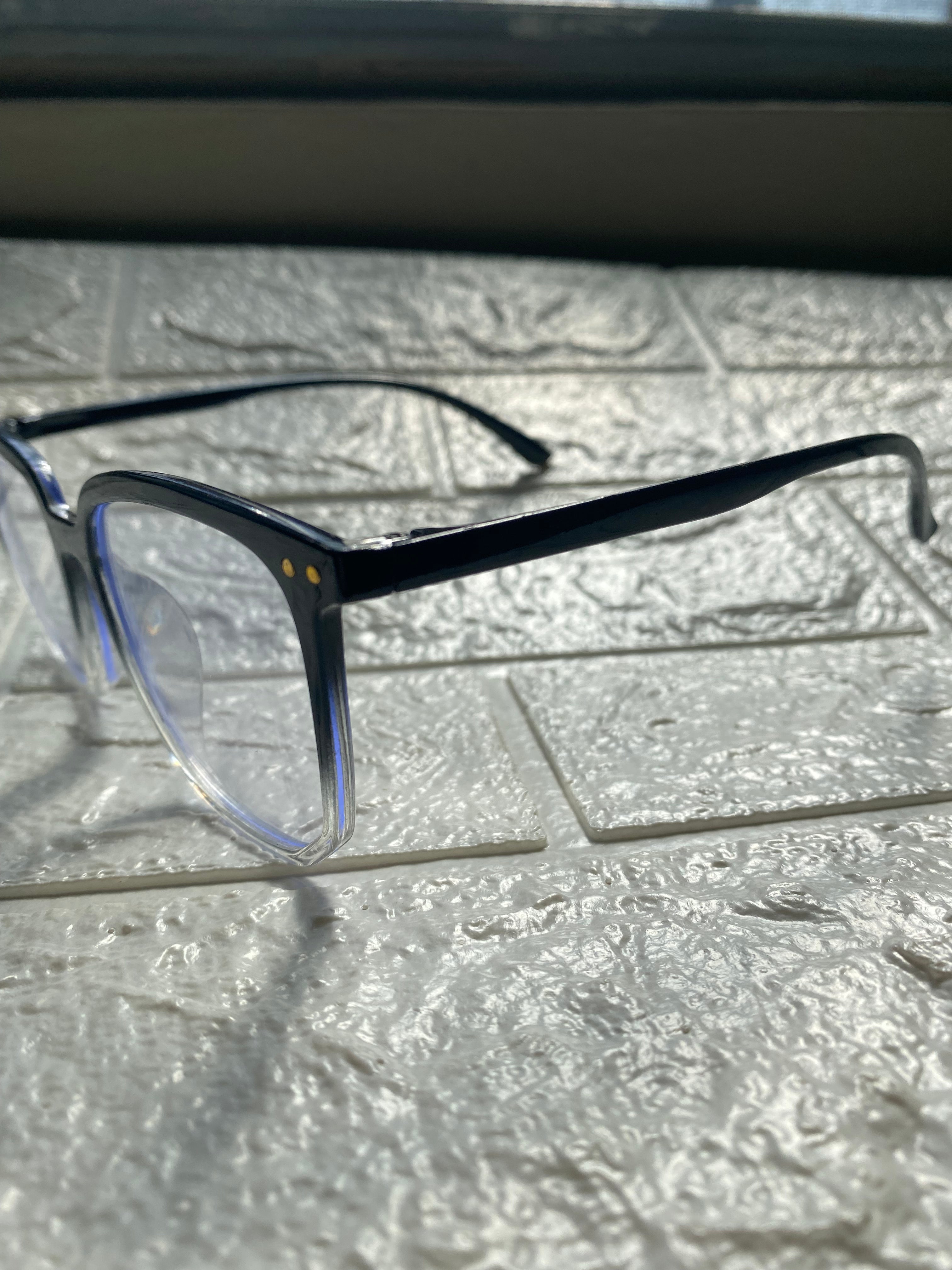 Lentes Nerd Negro y Clear