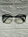 Lentes Mitad Negro y Gold Clasicos