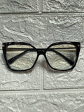 Lentes Nerd Negros con Print