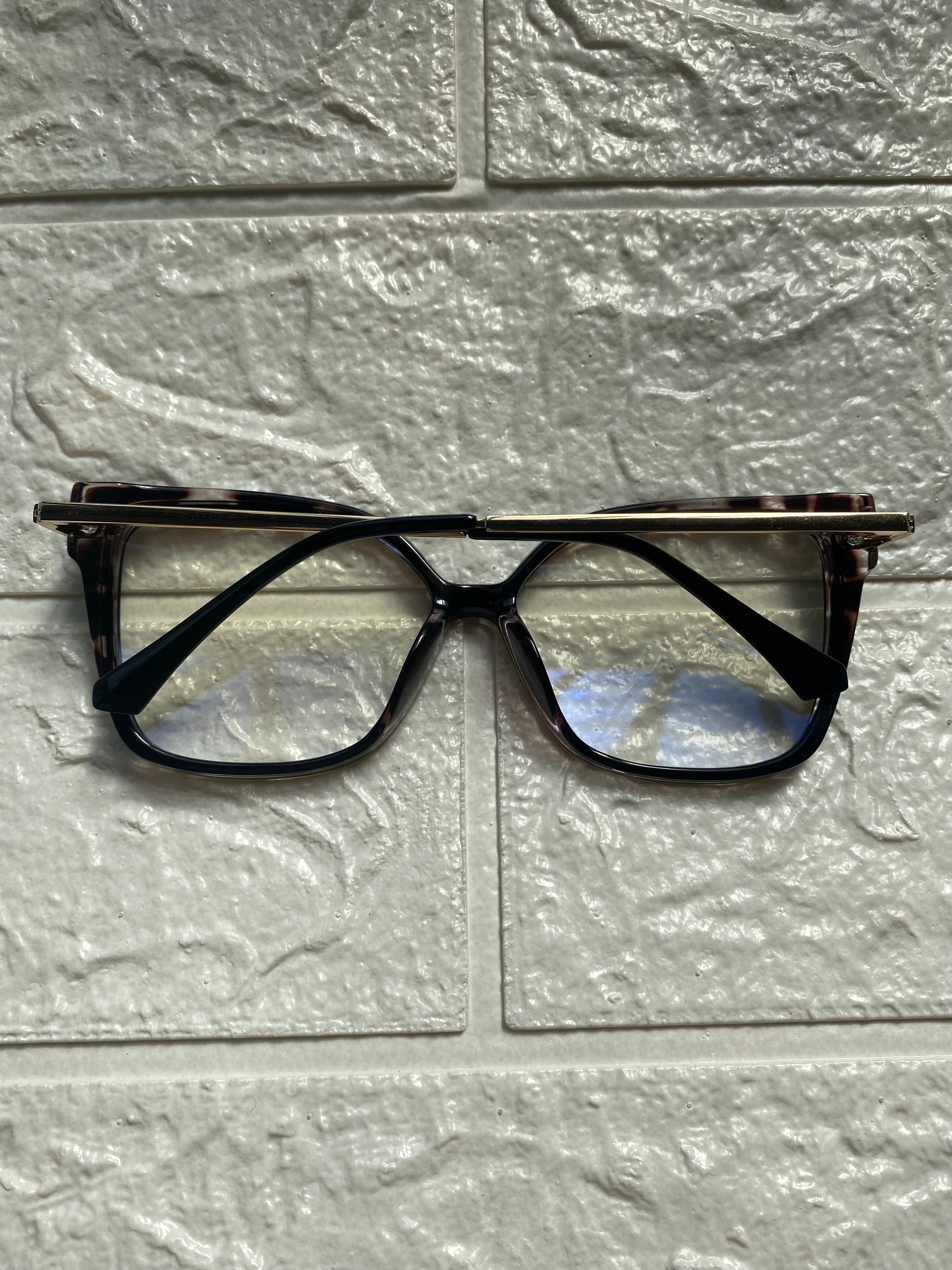 Lentes Nerd Negros con Print