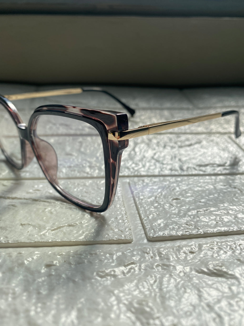 Lentes Nerd Negros con Print