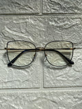 Lentes Cat Eye Gold con Frame Negro