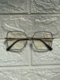 Lentes Cuadrados Gold con Frame Negro
