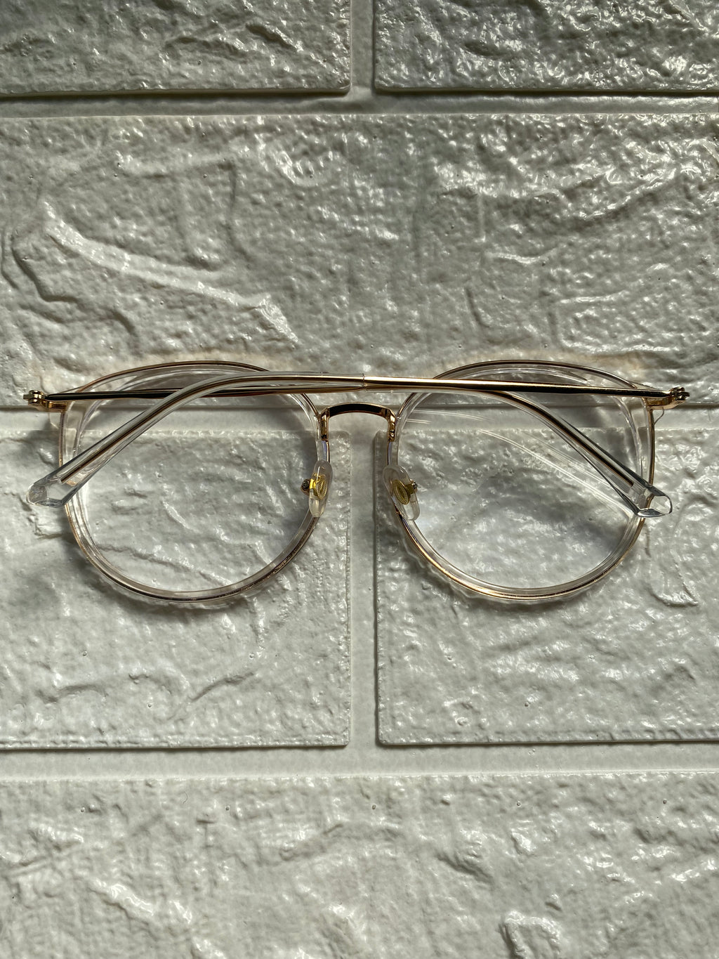Lentes Clear y Gold Clasicos XL