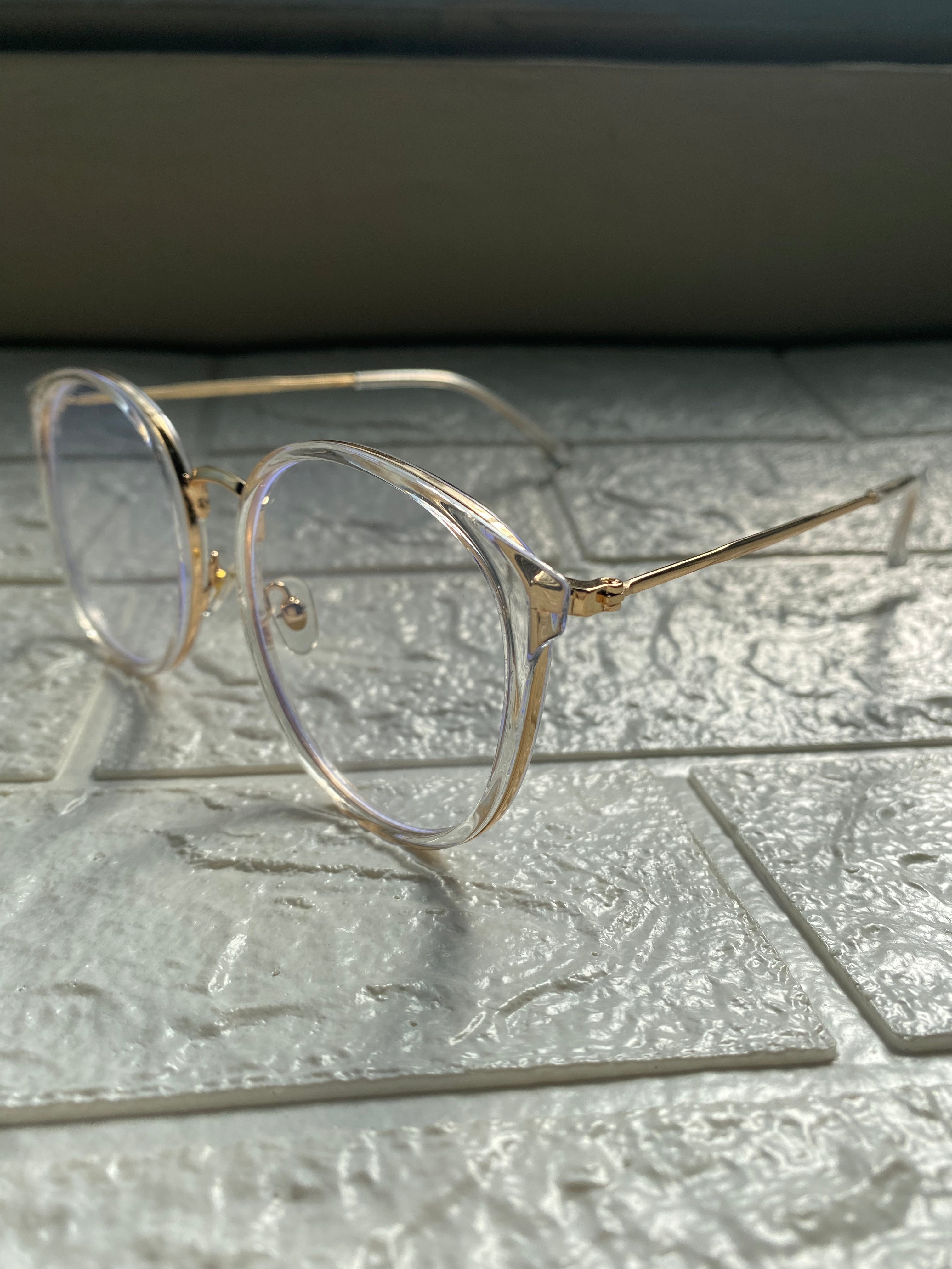 Lentes Clear y Gold Clasicos XL