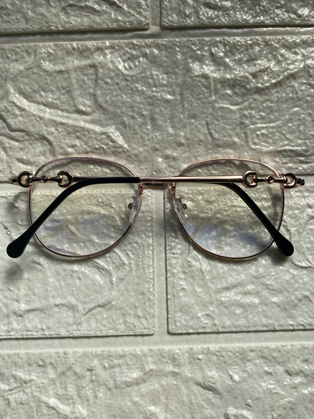 Lentes Aviador Rosegold/ Negro