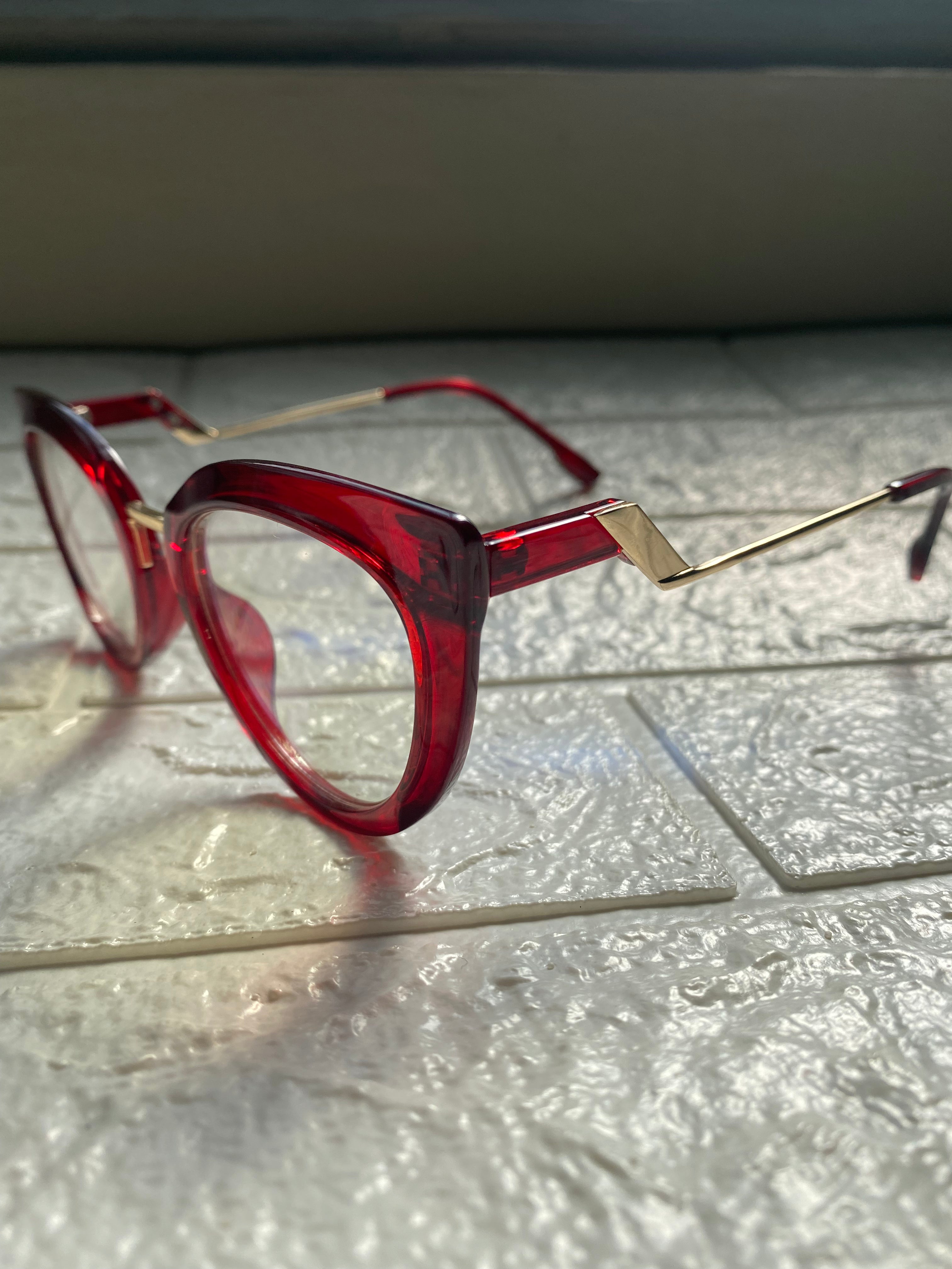 Lentes Diva Rojos