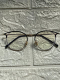 Lentes Cat Eye Gold y Negro de Metal