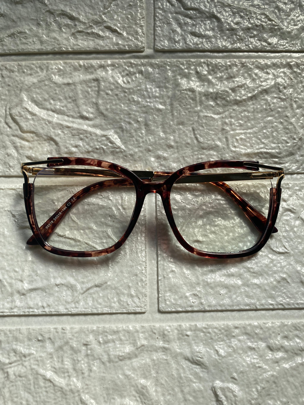Lentes Leopardo con Esquinas de Metal