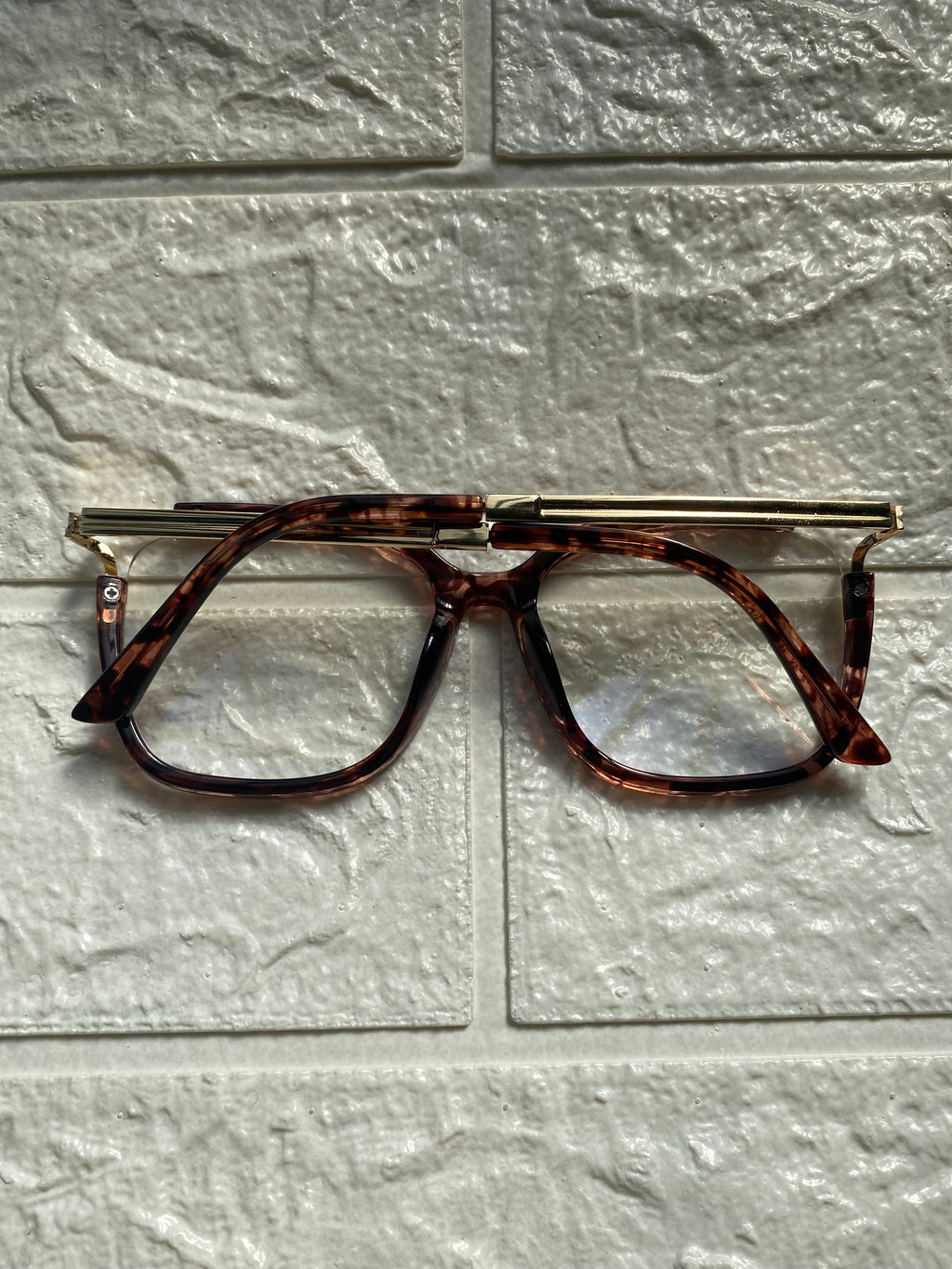 Lentes Leopardo con Esquinas de Metal