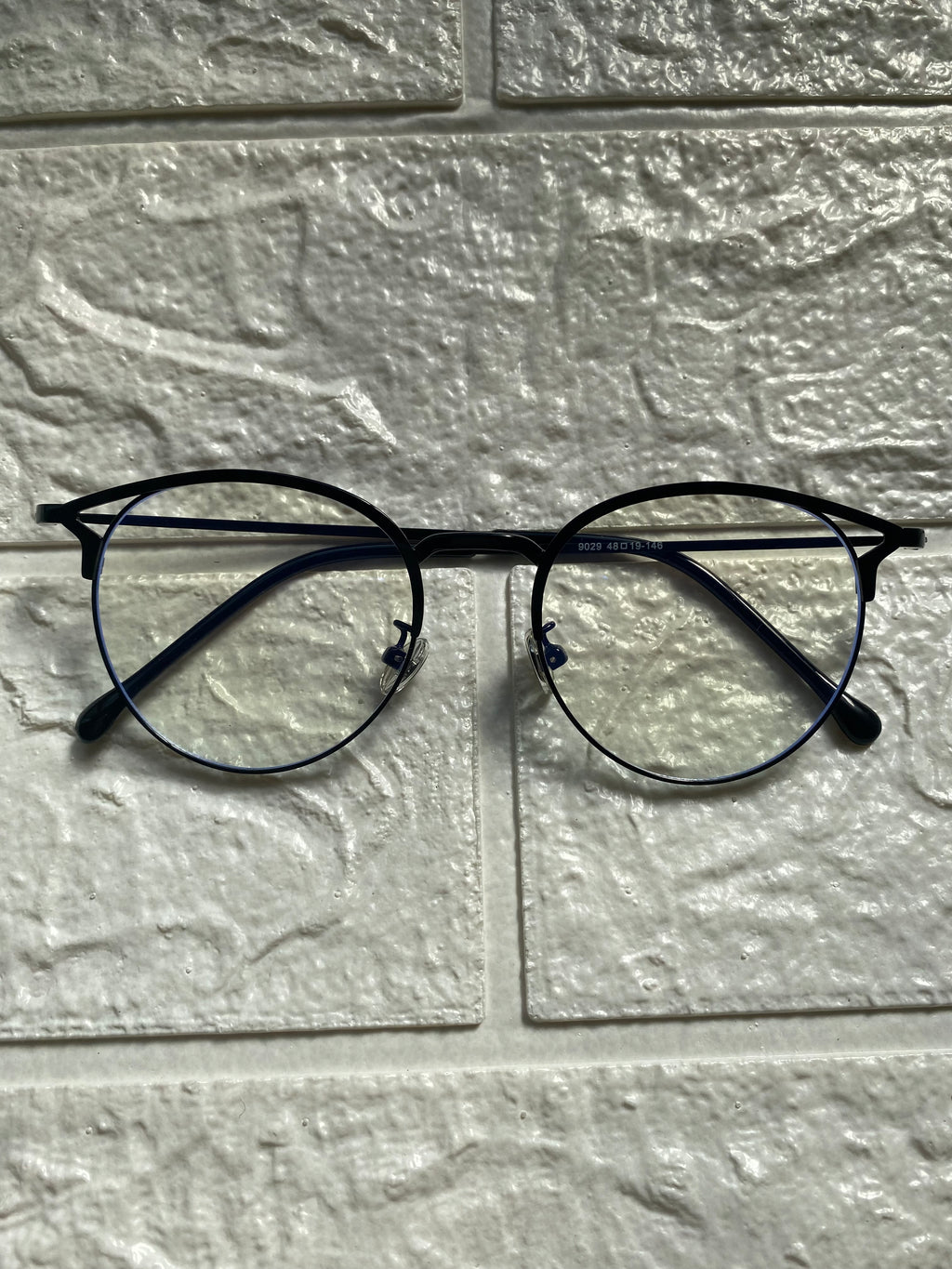 Lentes Cat Eye Negros de Metal