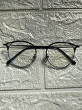 Lentes Cat Eye Negros de Metal
