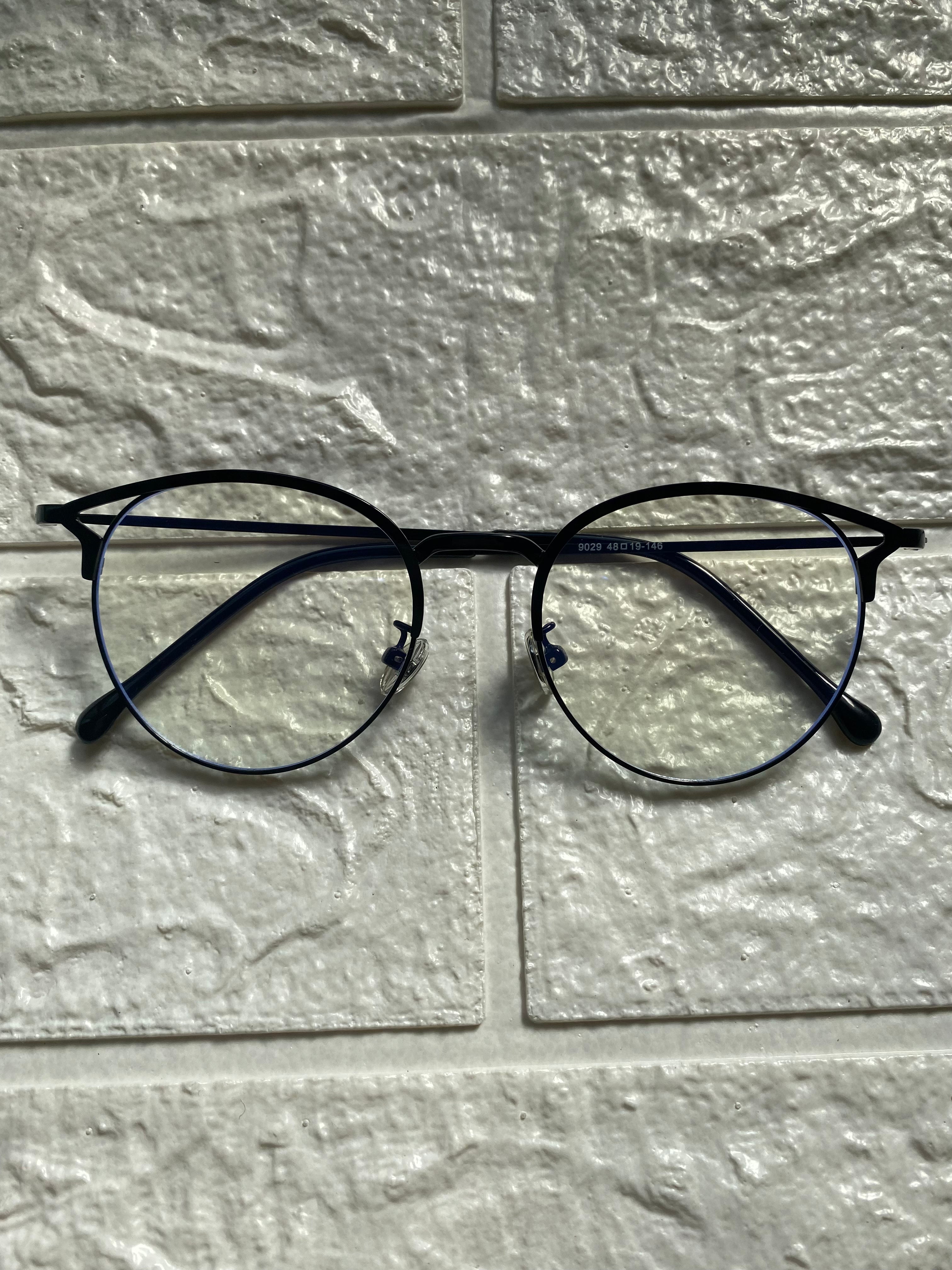 Lentes Cat Eye Negros de Metal
