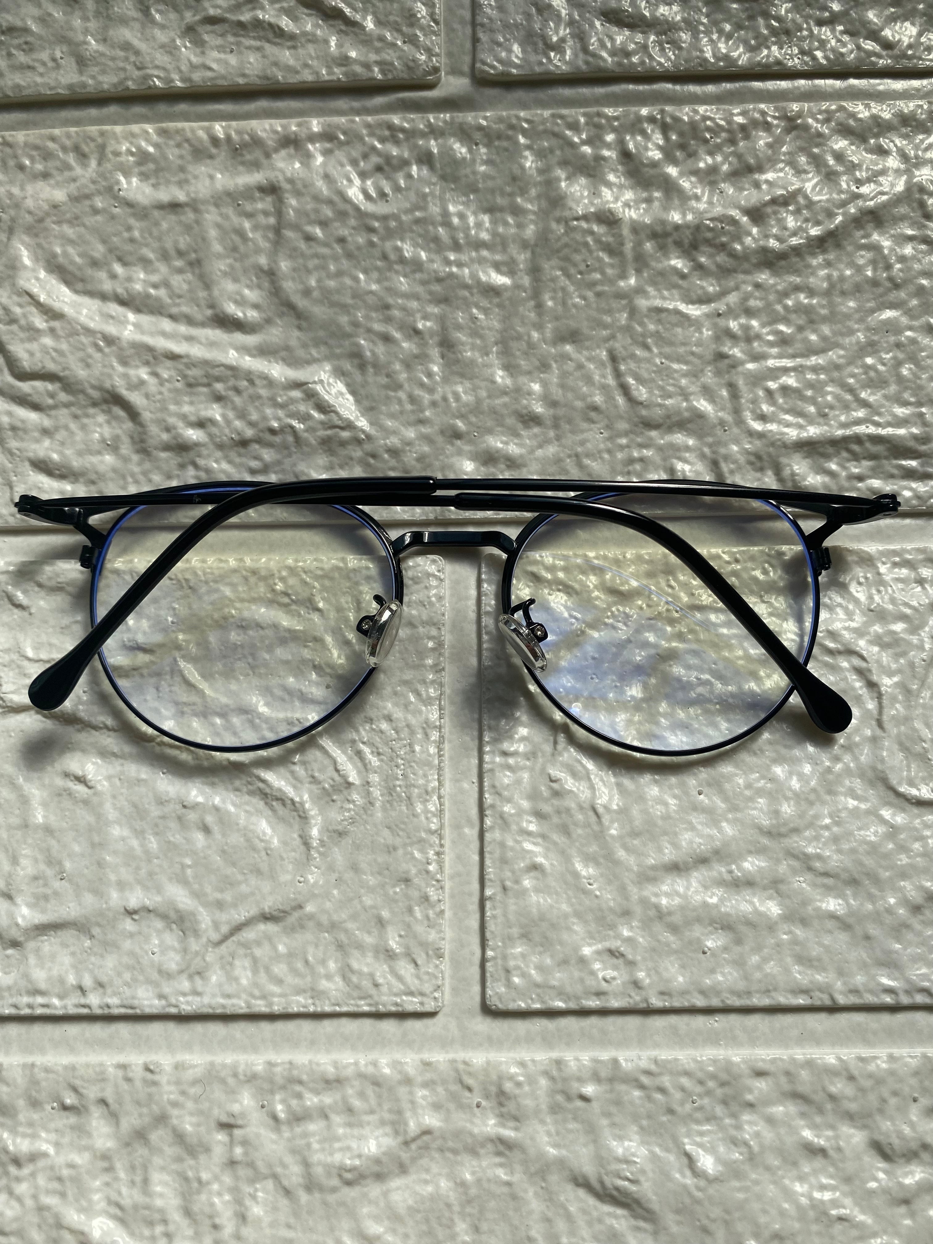 Lentes Cat Eye Negros de Metal