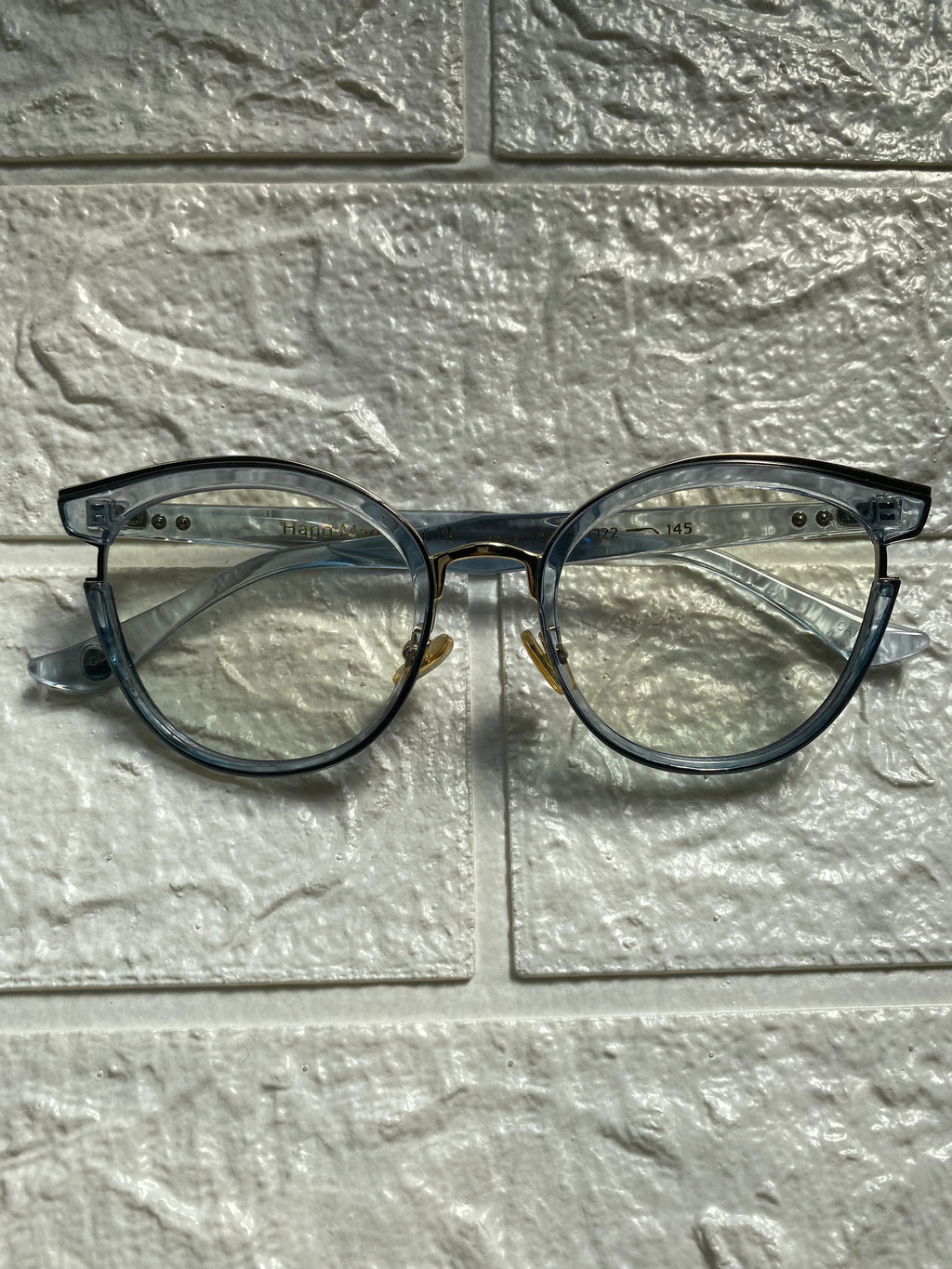 Lentes Clear Blue con Gold