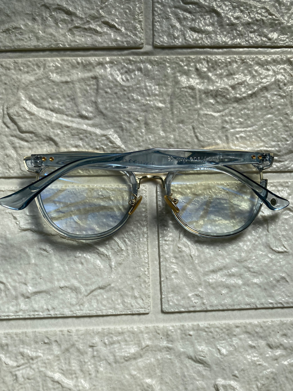 Lentes Clear Blue con Gold