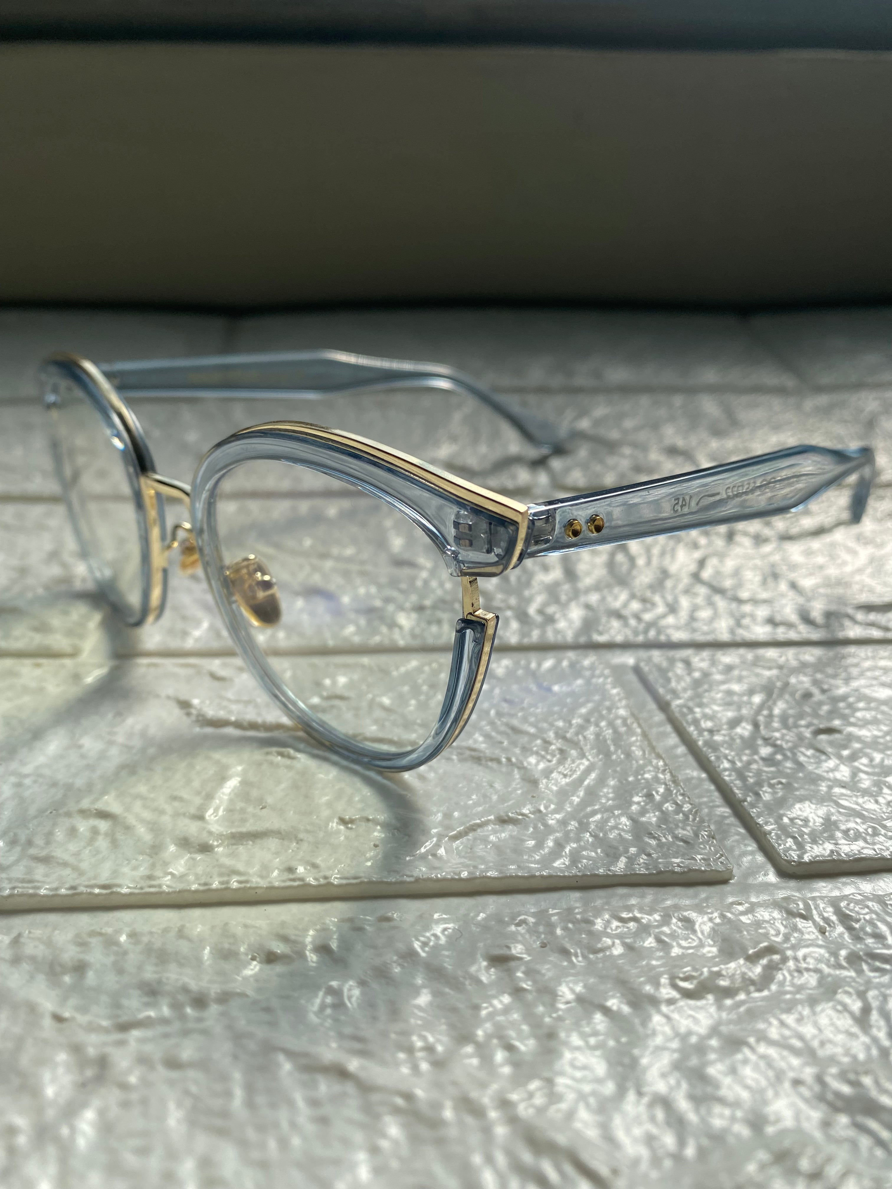 Lentes Clear Blue con Gold
