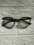 Lentes Semiredondo Negro y Gold