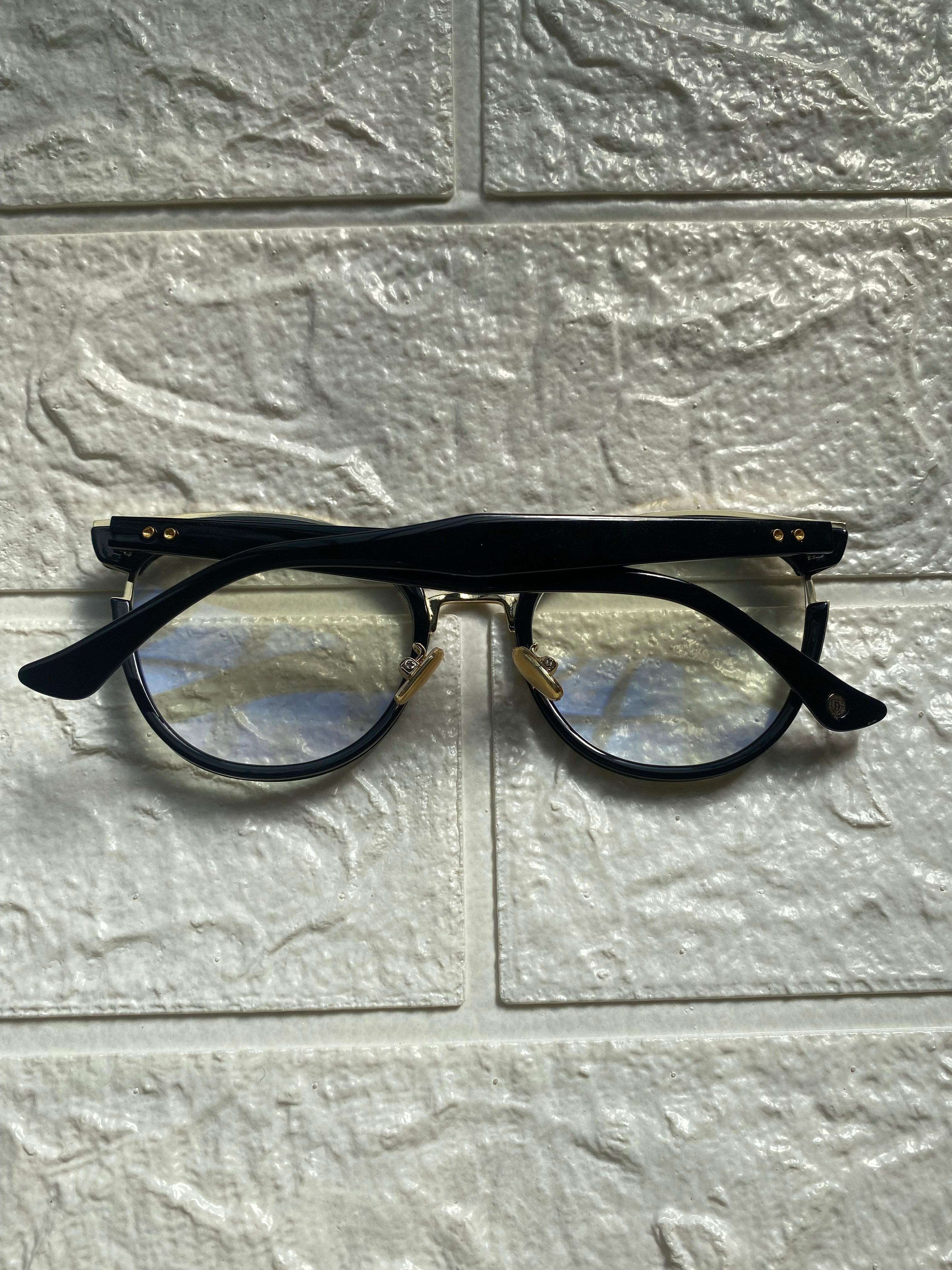 Lentes Semiredondo Negro y Gold
