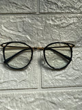 Lentes Cat Eye Acrílicos y Metal Gold