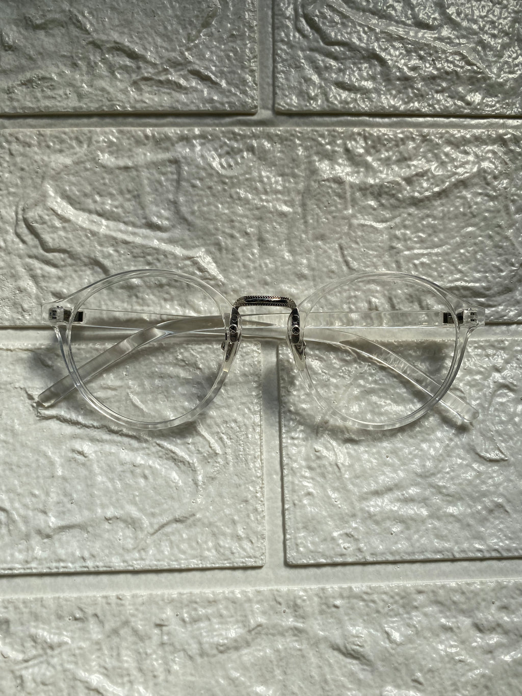 Lentes Clear con Division de Metal