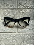 Lentes Diva Acrílicos Leopardo y Negro