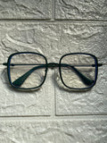 Lentes Cuadrados Verde Militar Mate