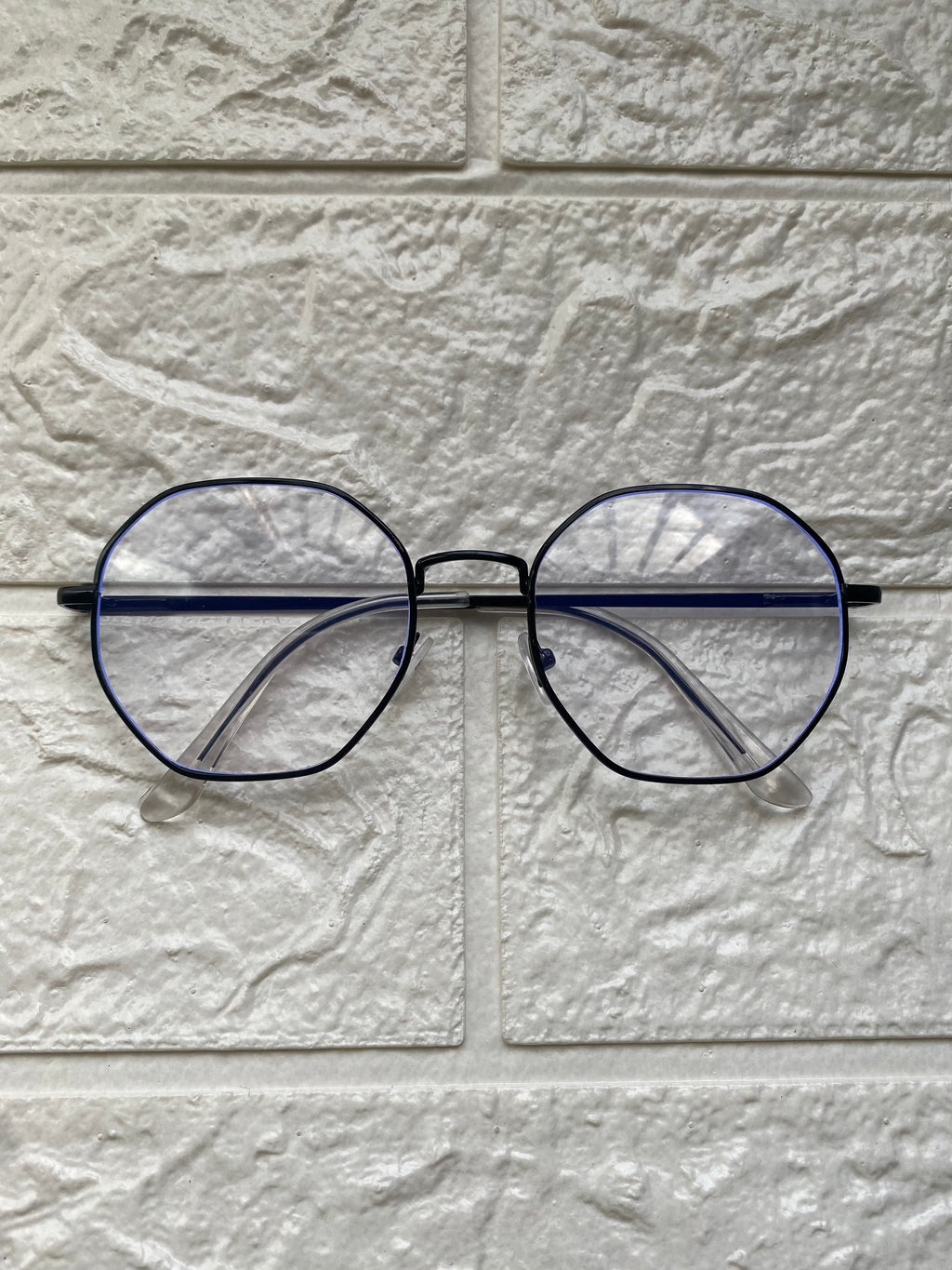 Lentes Hexagonales Negro