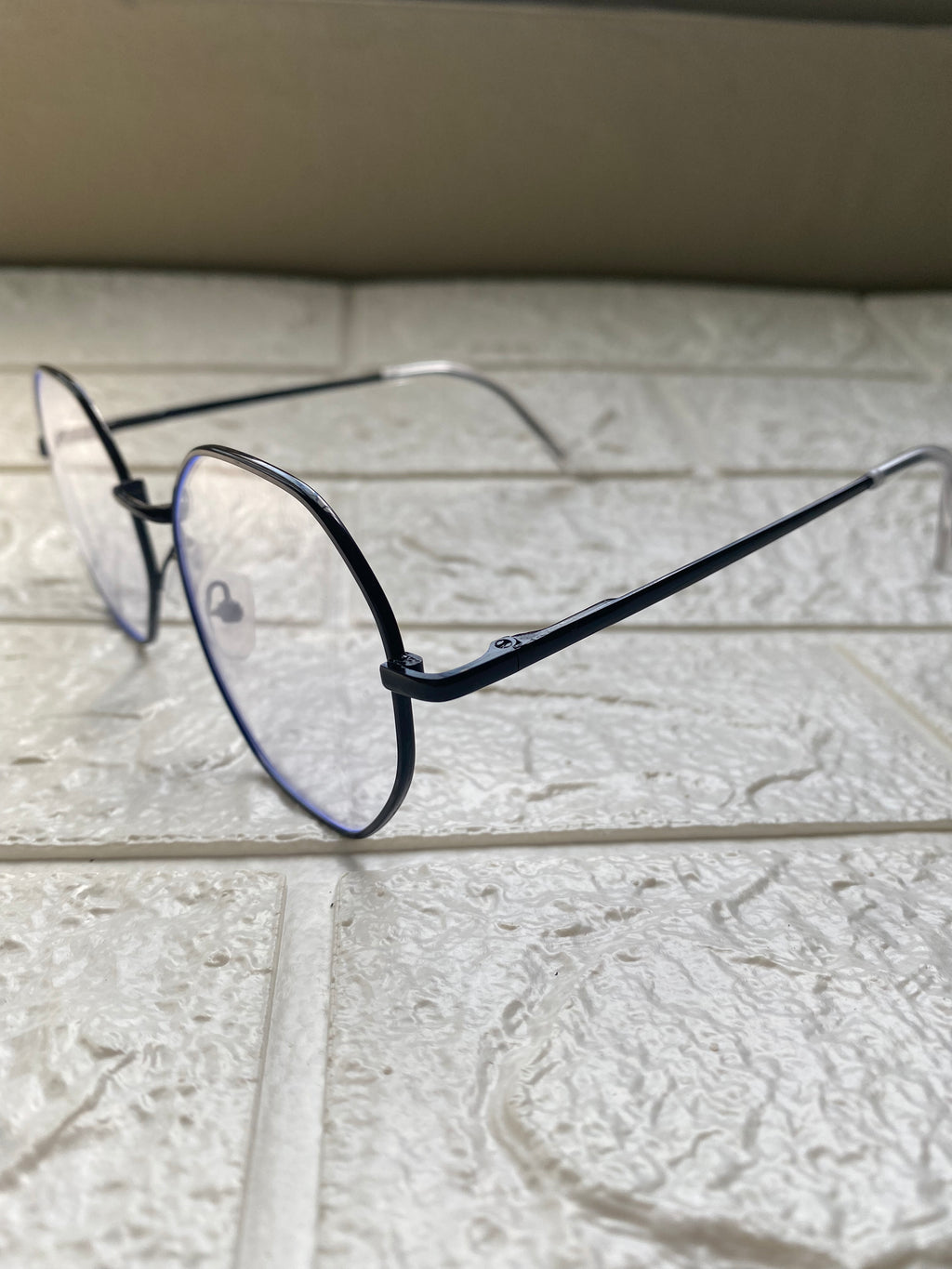 Lentes Hexagonales Negro